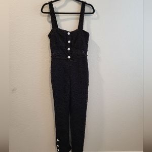 ALEXIS LACE JUMPSUIT. SIZE L